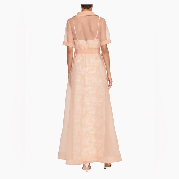 NWT STAUD Millie Organza Dress in Beige Ivory Tulle Size 2 - Picture 4 of 6